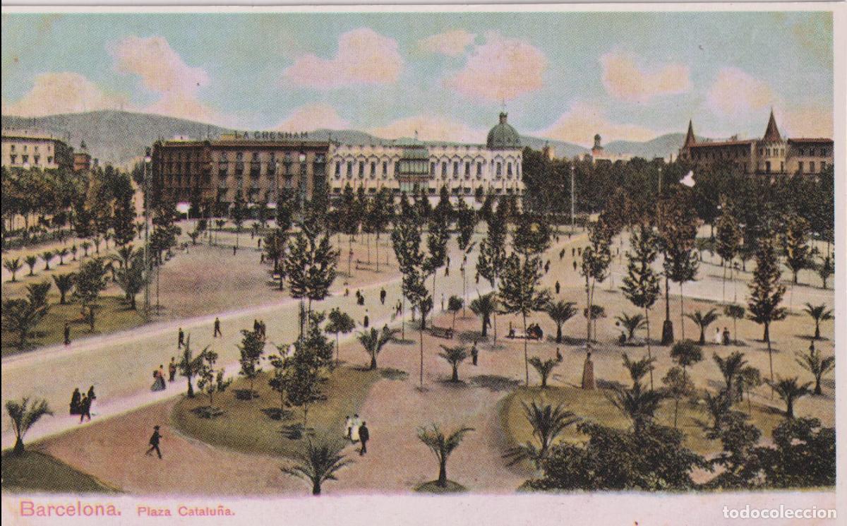 Postales: BARCELONA, PLAZA CATALU&Ntilde;A &ndash; ED.ANTALBE &ndash; REPRODUCCI&Oacute;N &ndash; S/C