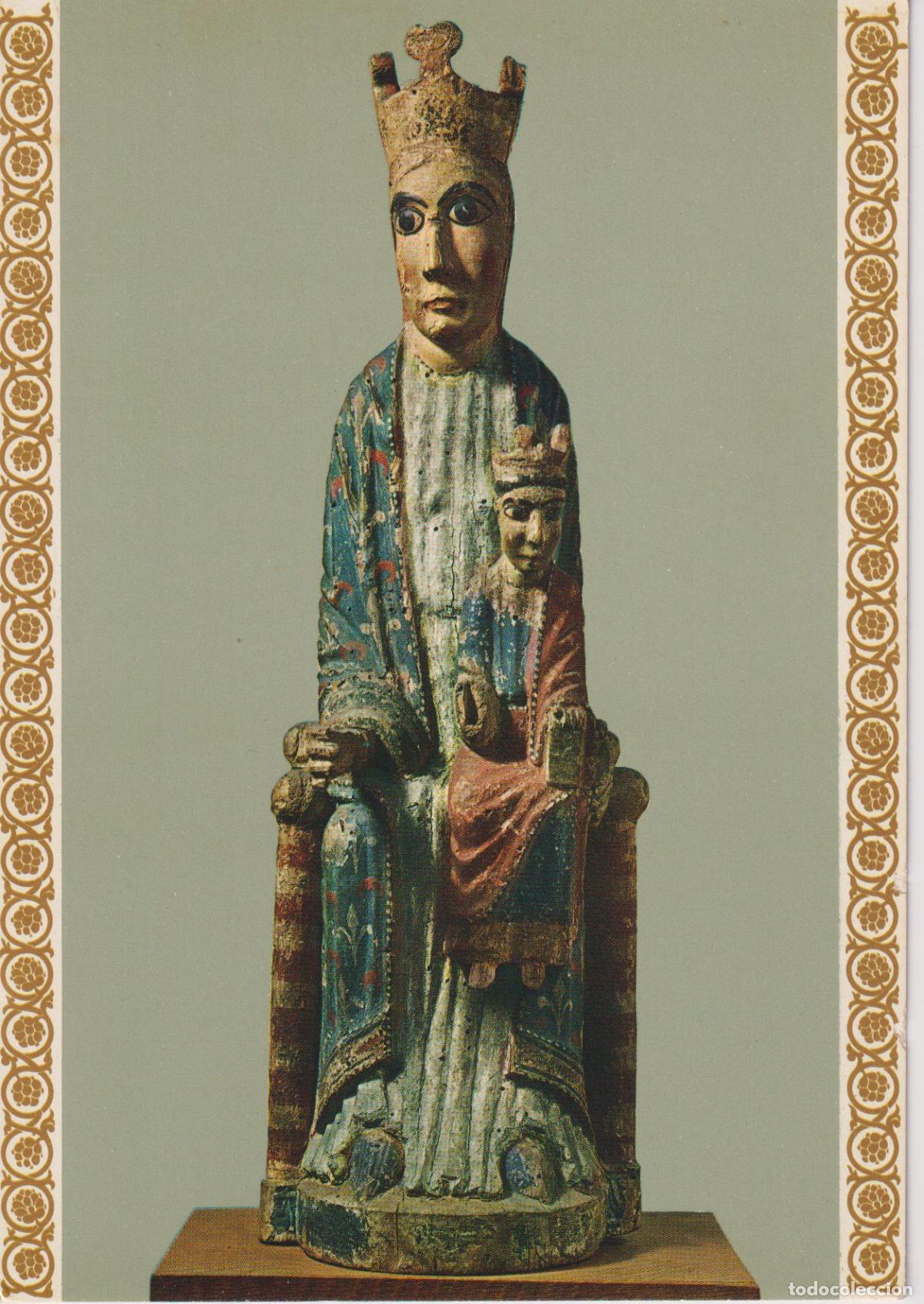 Postales: MUSEO DE ARTE DE CATALU&Ntilde;A, VIRGEN CON EL NI&Ntilde;O S.XII &ndash; ESCUDO DE ORO N&ordm;19 &ndash; S/C