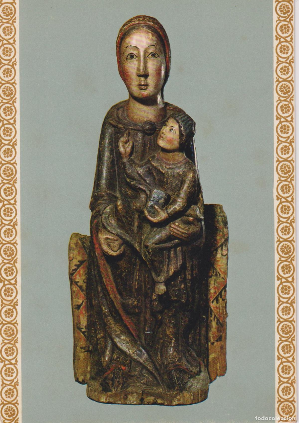 Postales: MUSEO DE ARTE DE CATALU&Ntilde;A, VIRGEN CON EL NI&Ntilde;O S.XIII &ndash; ESCUDO DE ORO N&ordm;42 &ndash; S/C