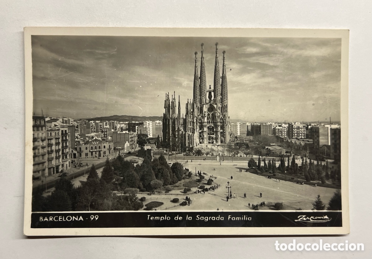 Postales: BARCELONA. Postal No.99. TEMPLO DE LA SAGRADA FAMILIA. Zerkowitz (h.1940?) S/C