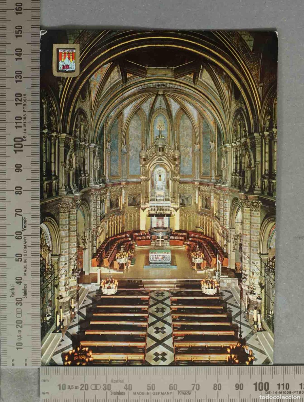 Postales: POSTAL. Montserrat - Altar Mayor de la Bas&iacute;lica