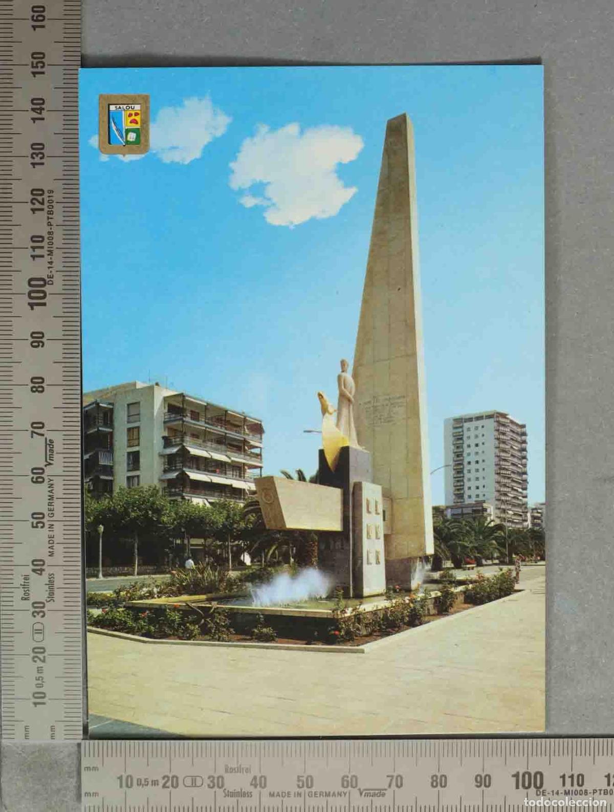 Postales: POSTAL. Salou - Monumento a Jaime I - El Conquistador
