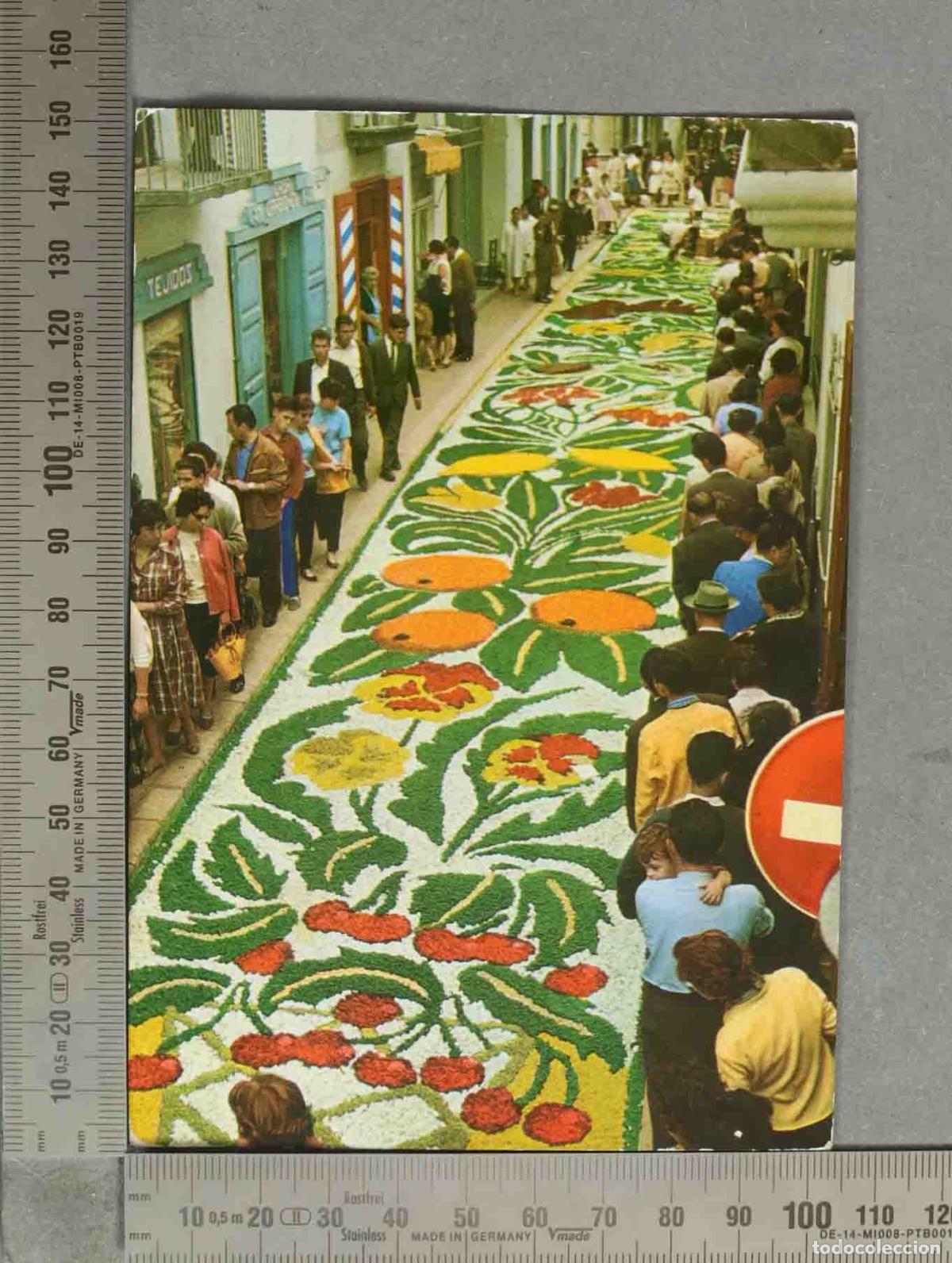 Postales: POSTAL. Sitges - Corpus Christi - Alfombra de Flores - R. Gass&oacute;