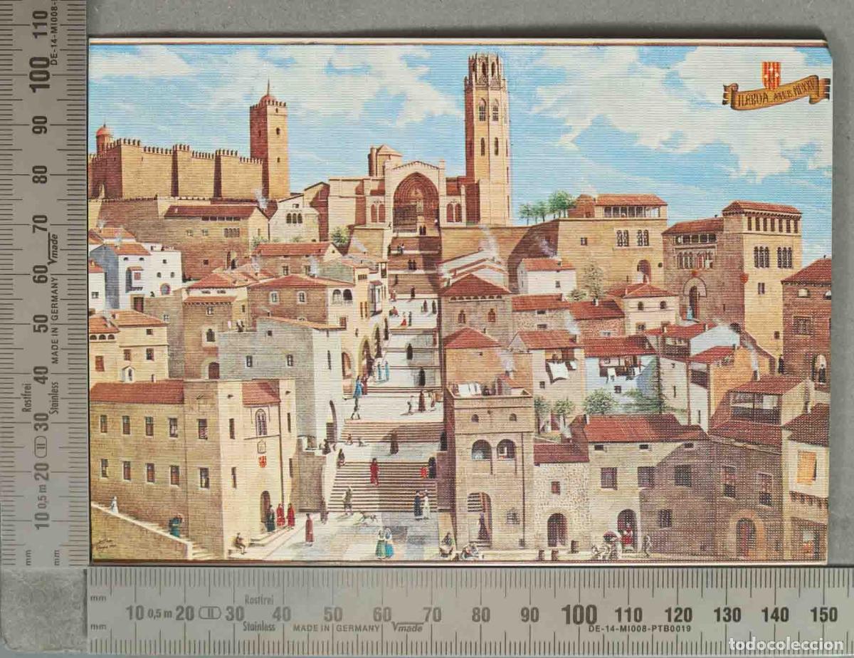 Postales: POSTAL. Casco urbano en acceso a la Seu Vella de Lleida - E. Garsaball - Jos&eacute; Lladonosa