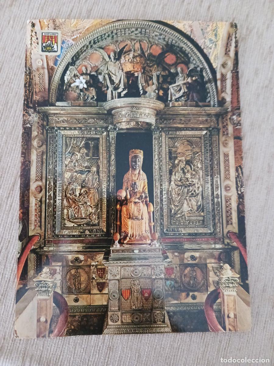 Postales: montserrat, el trono de la virgen, ed. del monasterio, 21 x 15 cm.