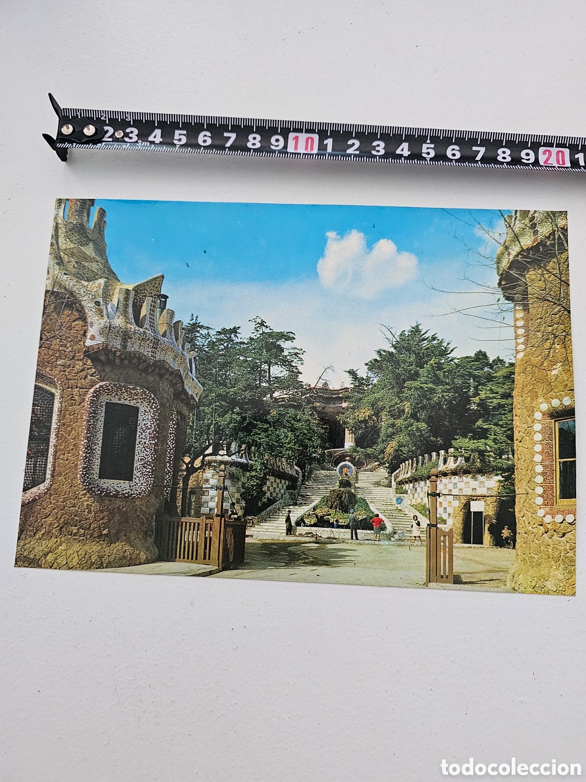 Postales: Postal de gran tama&ntilde;o del Parque Guell n&deg; 419 A. Zerkowitz 1965