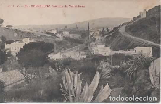 Cartes Postales: BARCELONA ESCRITA CAMINO DE VALLVIDRERA