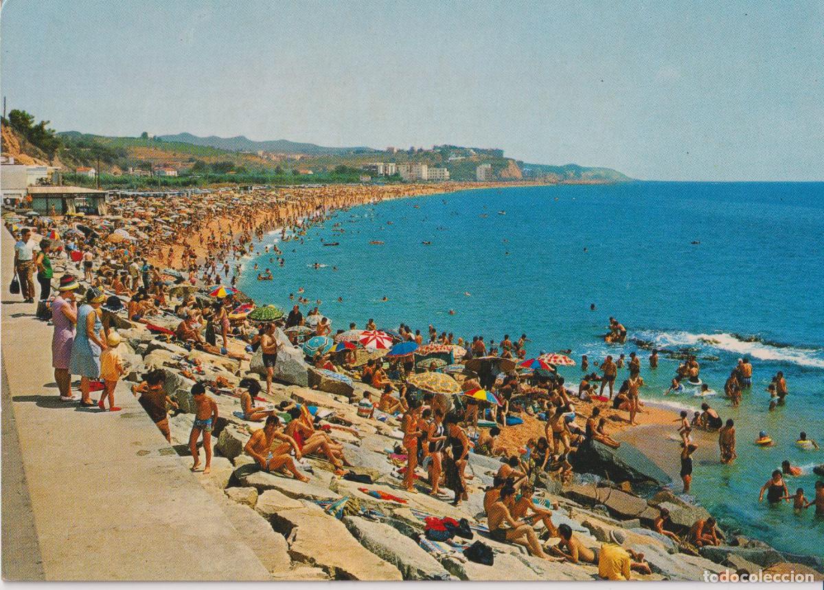 Postales: ARENYS DE MAR (BARCELONA) PLAYA &ndash; FOTO CAMPA&Ntilde;A N&ordm;B941 &ndash; S/C
