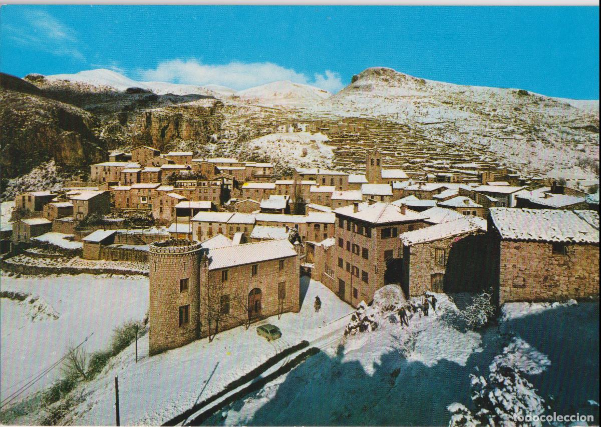 Postales: CASTELLAR DE N'HUG (BARCELONA) BAJO LAS NIEVES &ndash; EUGENIO ORRIOLS N&ordm;5 &ndash; S/C