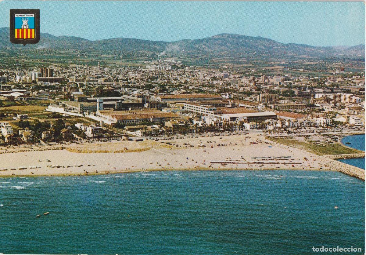 Postales: VILANOVA I LA GELTRU, VISTA A&Eacute;REA &ndash; ESCUDO DE ORO N&ordm;3151 &ndash; S/C