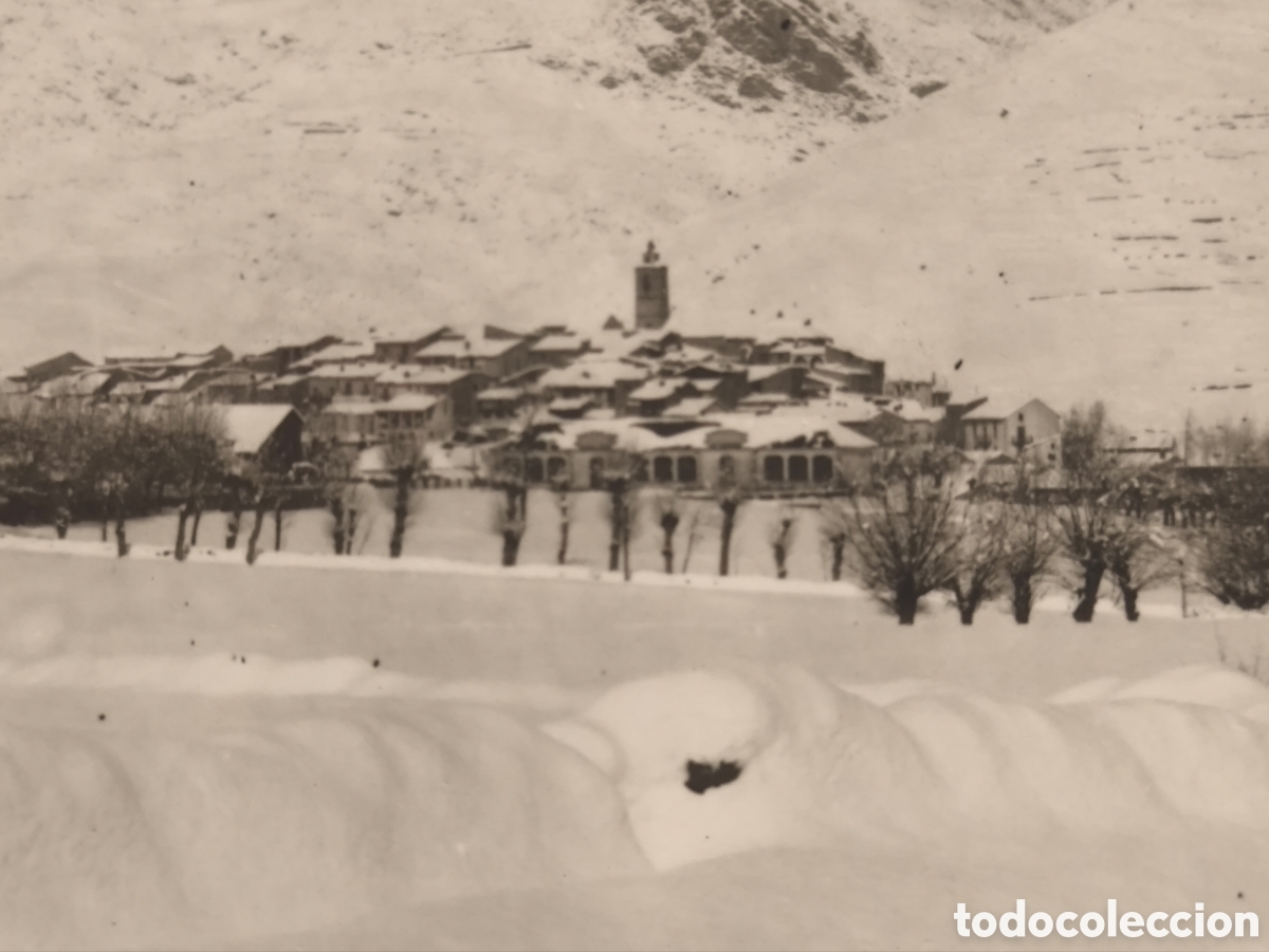 Postales: BELLVER DE CERDANYA NEVAT POSTAL FOTOGR&Aacute;FICA LLEIDA L&Eacute;RIDA C. 1960