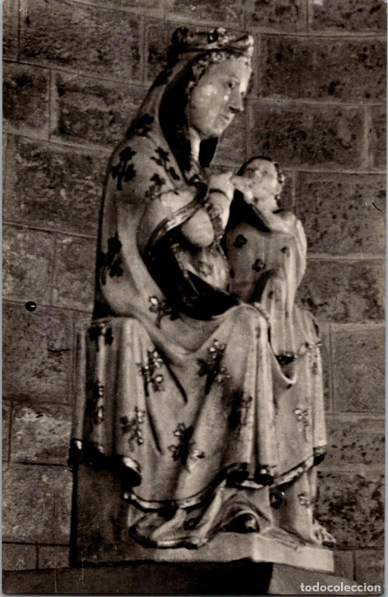 Postales: Monestir de Santa Maria de l'Estany - Esculptura d'alabastre - Foto Modolell 26 - 141x91mm