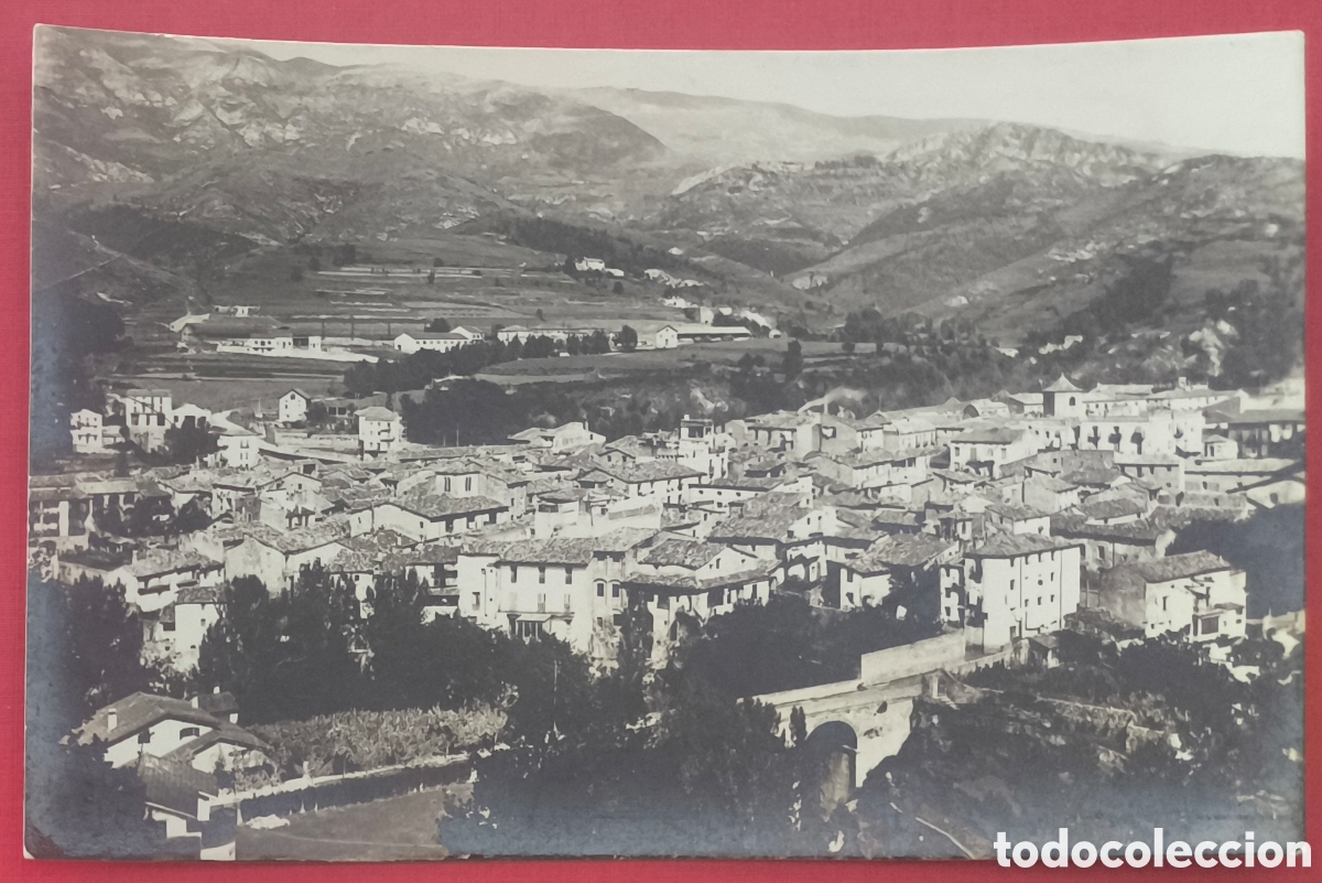Postales: SANT JOAN DE LES ABADESSES POSTAL FOTOGRAF&Iacute;CA ED. SALVAD&Oacute; FOT. PLANESAS RIPOLL&Egrave;S GIRONA C. 1950