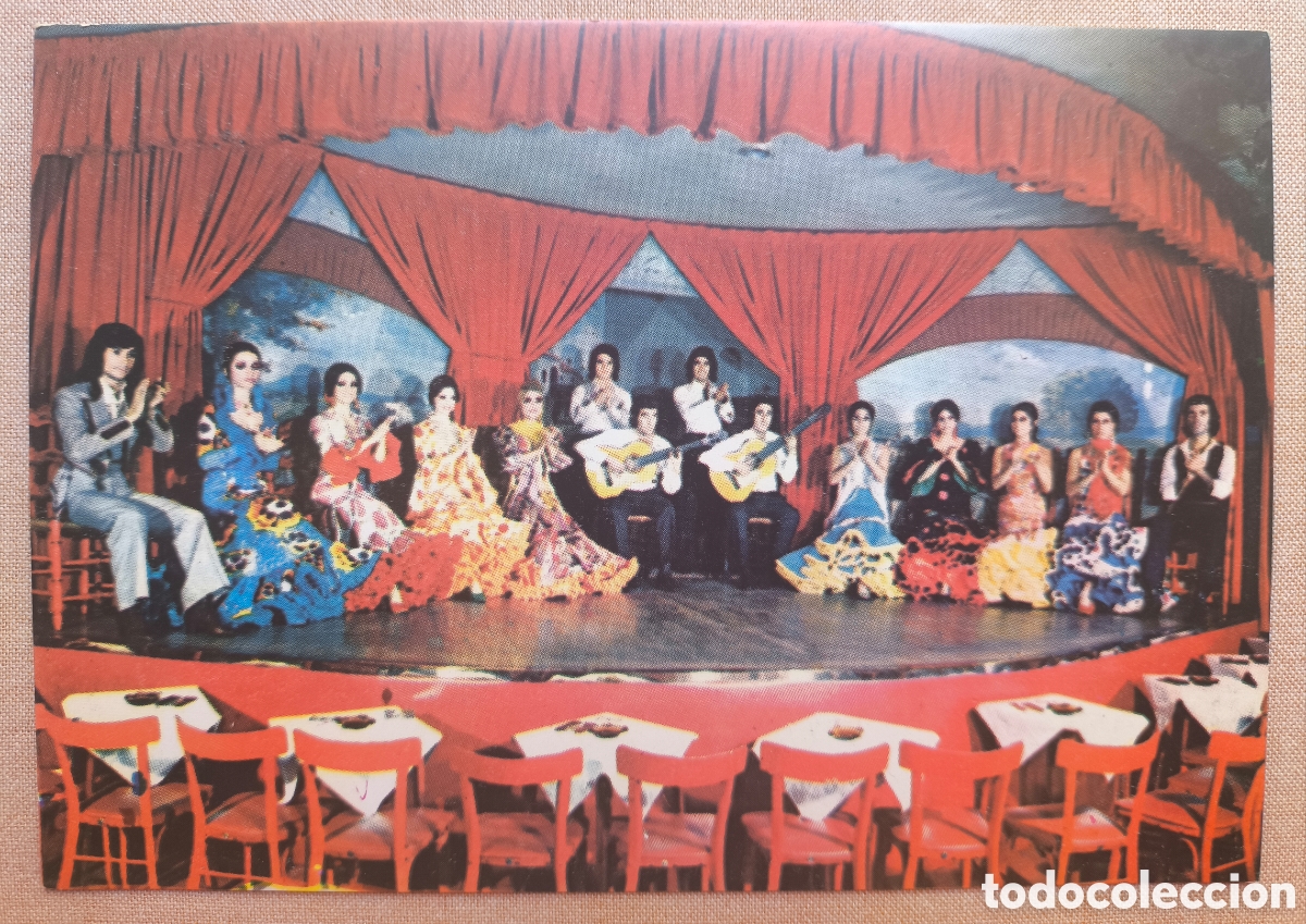 Postales: LOS TARANTOS TABLAO FLAMENCO SALA DE FIESTAS POSTAL A COLOR PLAZA REAL BARCELONA 1970