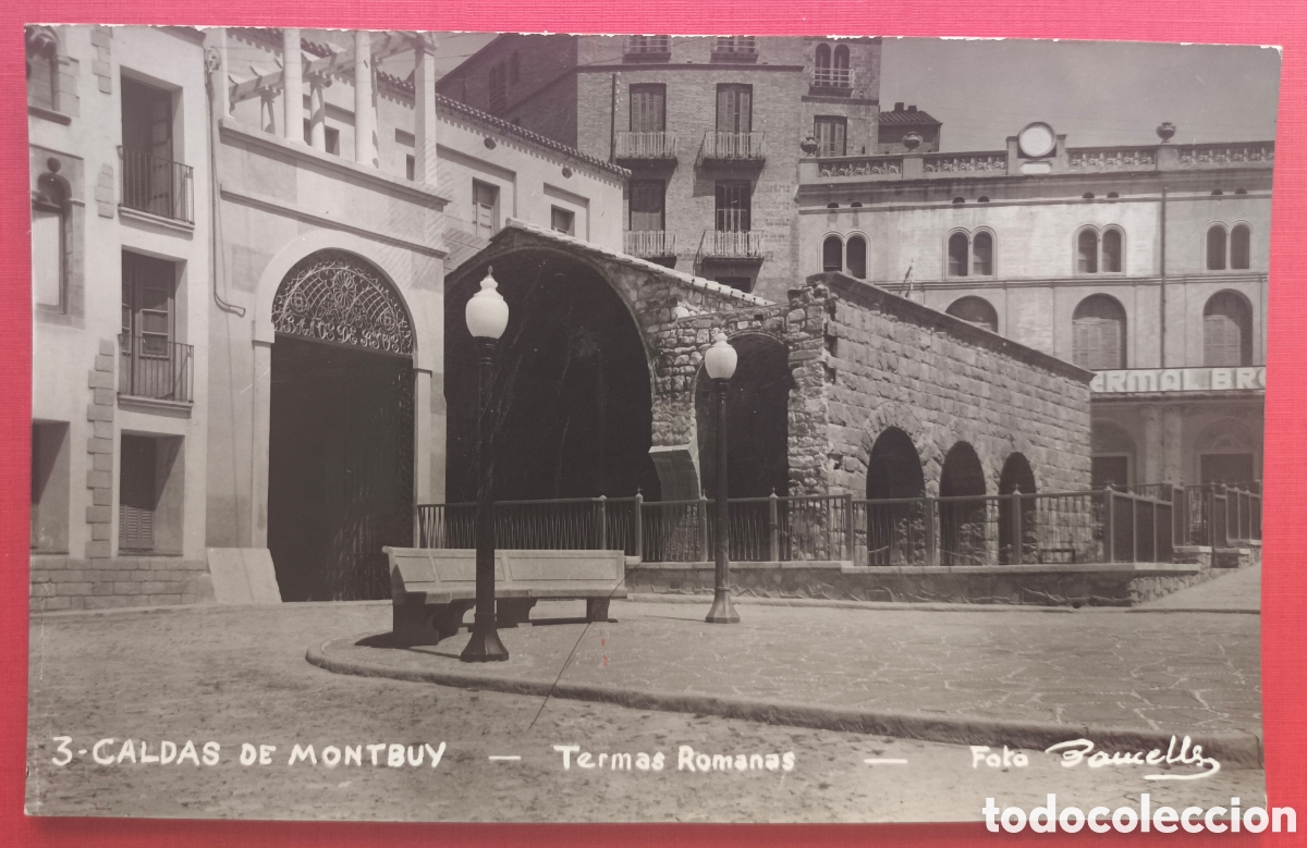 Postales: CALDES DE MONTBUI POSTAL FOTOGR&Aacute;FICA FOTOGRAF&Iacute;A BAUCELLS VALL&Egrave;S C. 1950