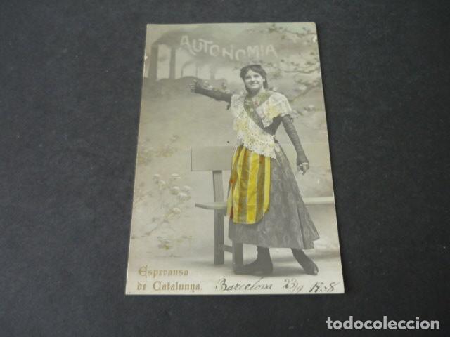 Postales: AUTONOMIA ESPERANZA DE CATALUNYA POSTAL - Foto 1