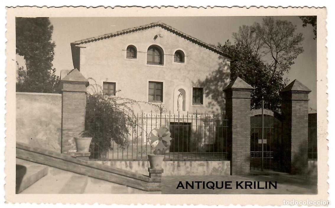 Postales: VILAFRANCA DEL PENEDES / CASA NATAL MARIA RAFOLS / POSTAL FOTOGRAFICA / SIN FRANQUEAR