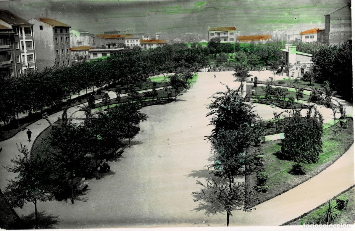 Postales: POSTAL MODERNA DE CATALU&Ntilde;A. MIERES. JARDINILLOS DEL PARQUE. P-CAT-2125