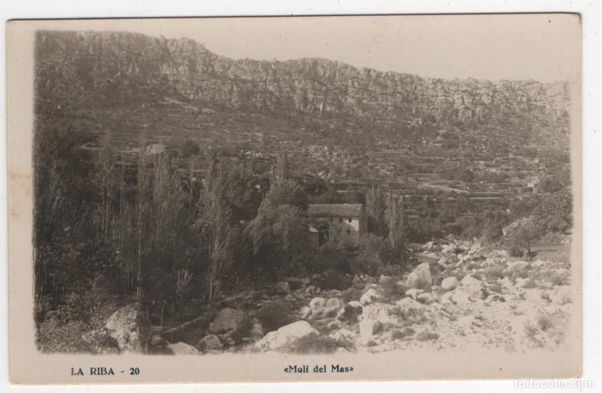 Postales: LA RIBA MOLI DEL MAS REVERSO SIN DIVIDIR NI ESCRIBIR