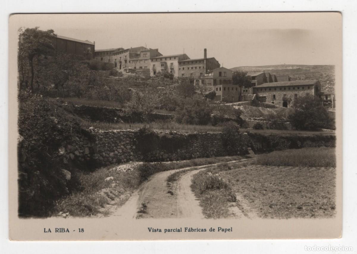 Postales: LA RIBA VISTA PARCIAL FABRICA DE PAPEL SIN DIVIDIR NI ESCRIBIR