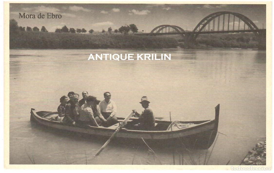 Postales: MORE DE EBRO / VISTA DEL RIO / REEDICION / SIN FRANQUEAR