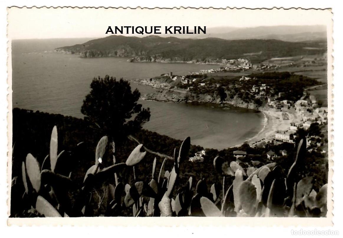 Postales: COSTA BRAVA / PALAFRUGELL N&ordm; 10 PANORAMICA DE LLAFRANCH Y CALELLA / PUIGNAU / SIN FRANQUEAR