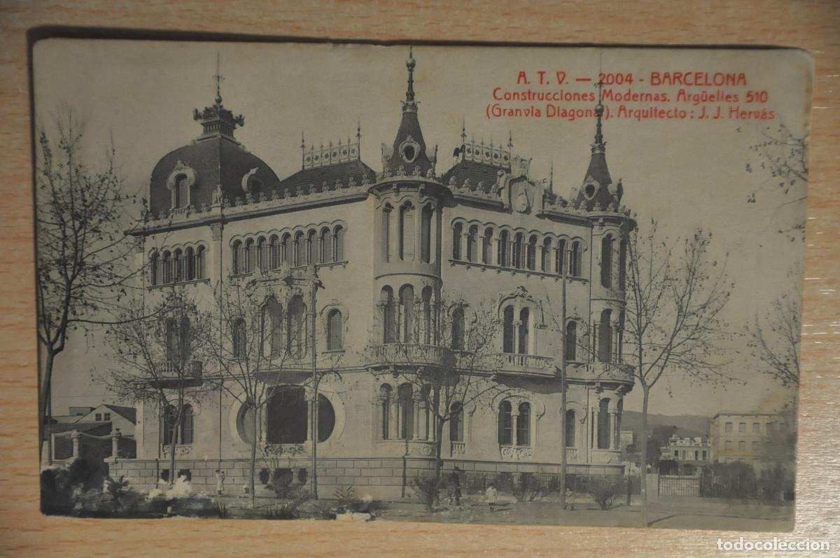 Cartes Postales: postal barcelona, construcciones modernas, arguelles 510, j.jhervas, atv 2004