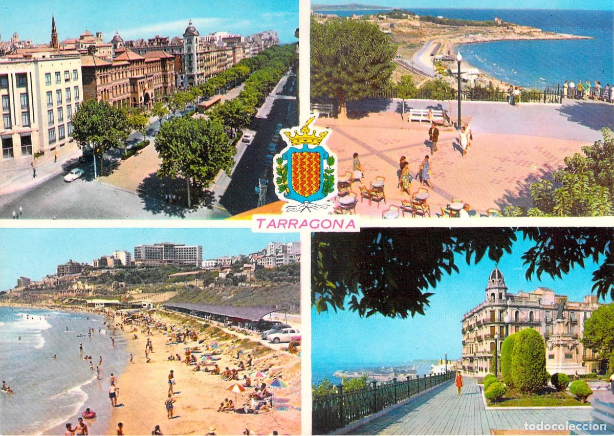 Postales: Postal Tur&iacute;stica de Tarragona con Varias Vistas de la Ciudad