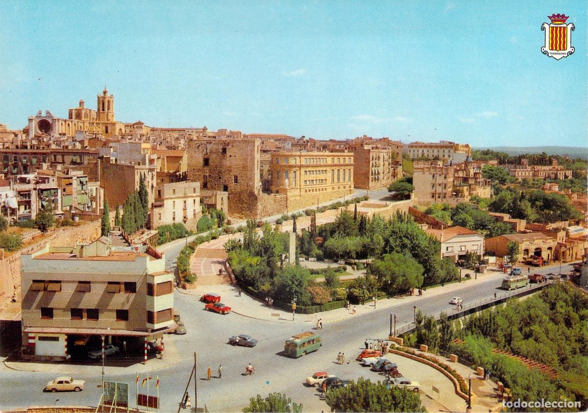 Postales: Postal de Tarragona Vista Parcial y Catedral Costa Dorada