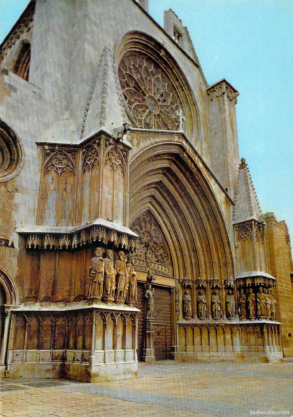 Postales: Postal de la Fachada de la Catedral de Tarragona