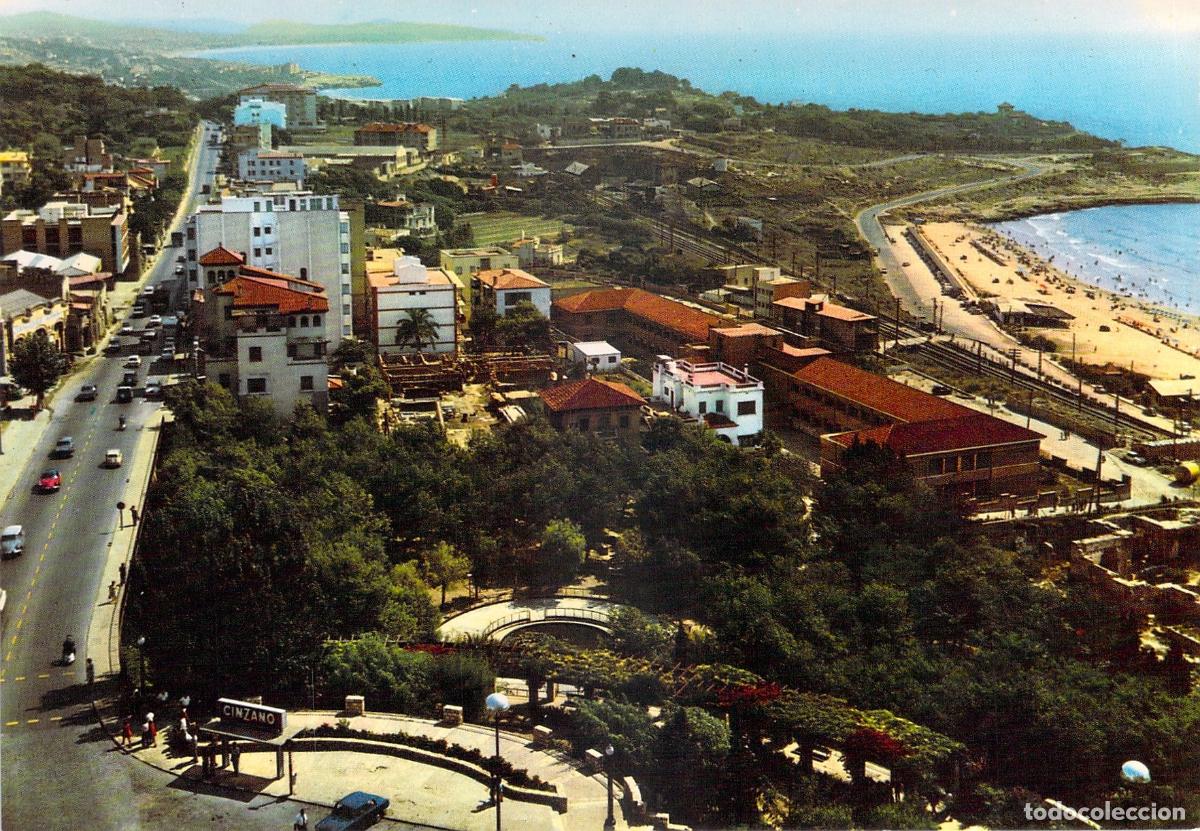 Postales: Postal Tarragona Vista Panor&aacute;mica Playa Milagro y Anfiteatro Romano