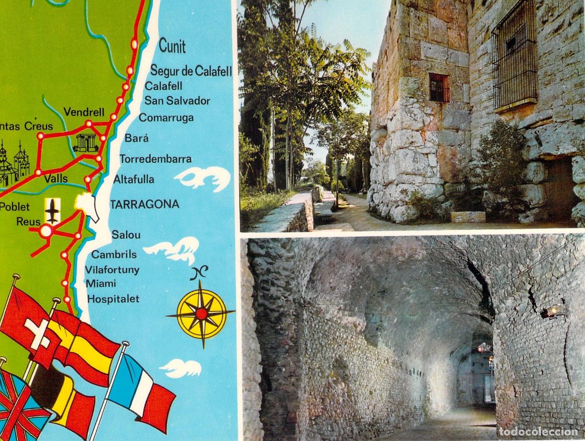 Postales: Postal Tarragona Costa Dorada Paseo Arqueol&oacute;gico y Circo Romano