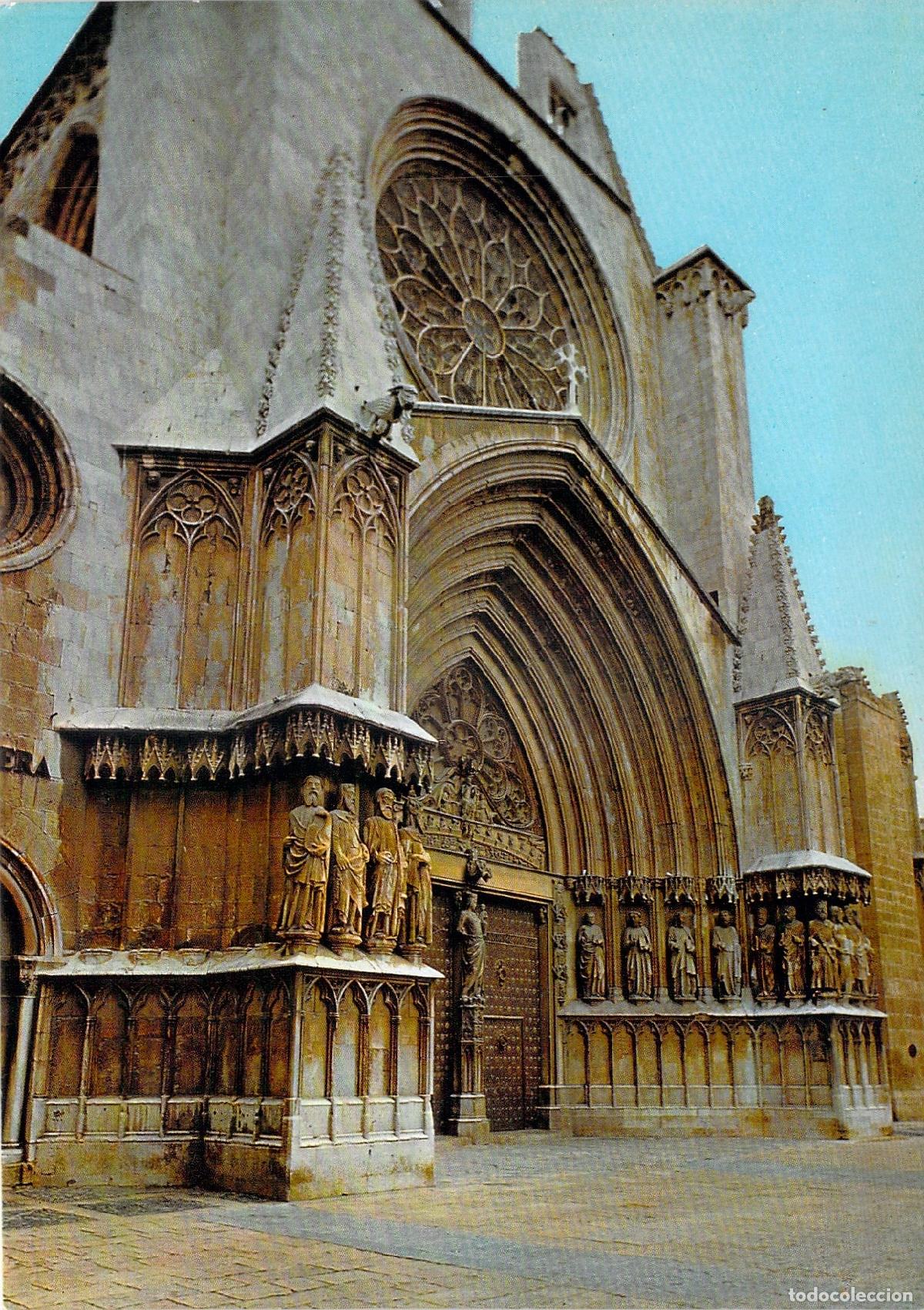 Postales: Postal de la Fachada de la Catedral de Tarragona