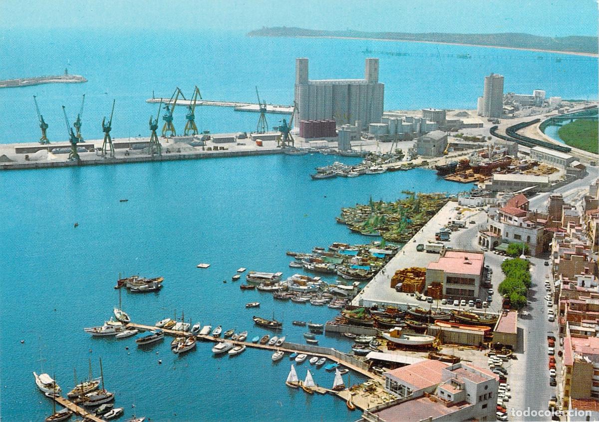 Postales: Postal del Puerto de Tarragona, Costa Dorada, Vista A&eacute;rea