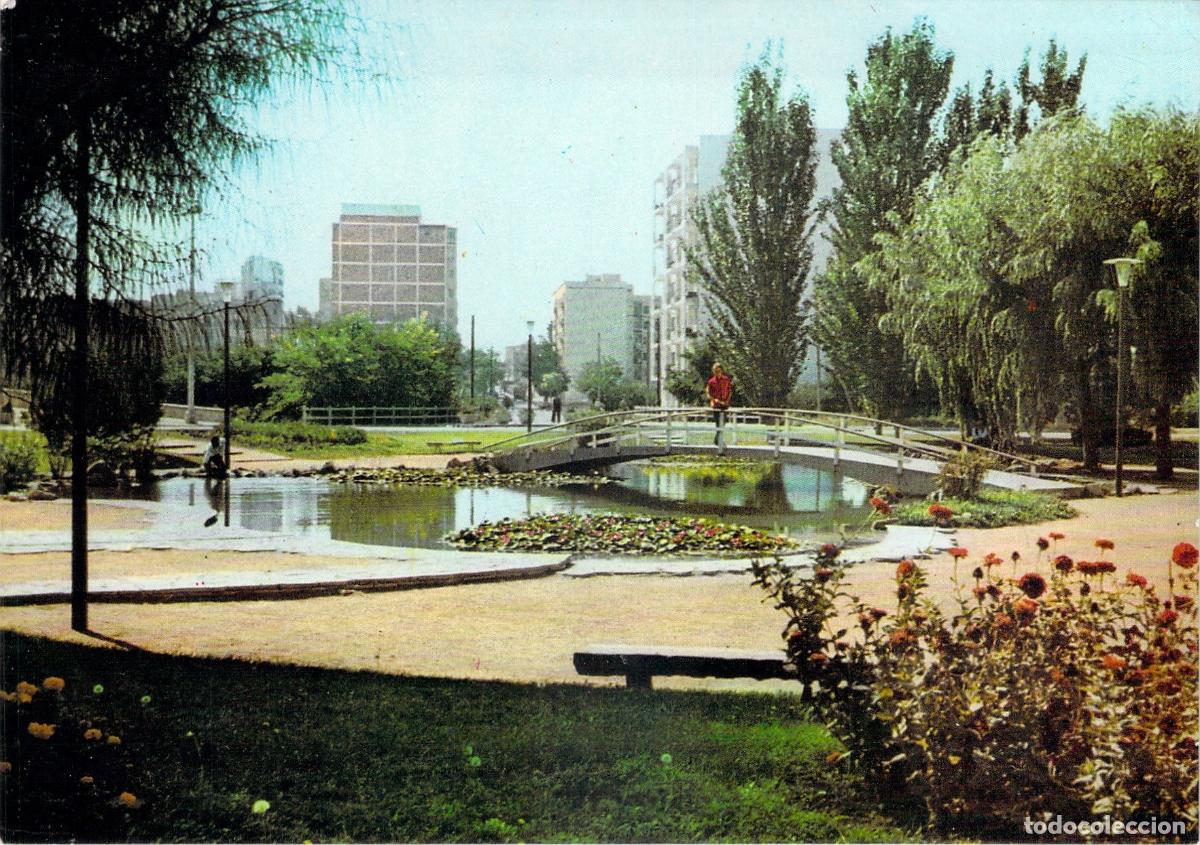 Postales: Postal de la Plaza Imperial T&aacute;rraco en Tarragona con Estanque