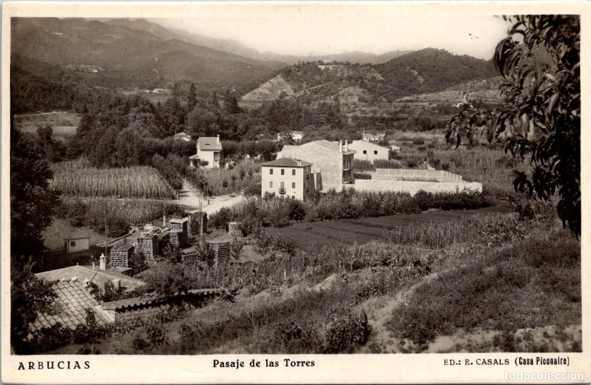 Postales: Arbucias - Pasaje de las Torres - Ed. E. Casals (Casa Piconaire) - 139x90mm - In&eacute;dita en Todocolecc