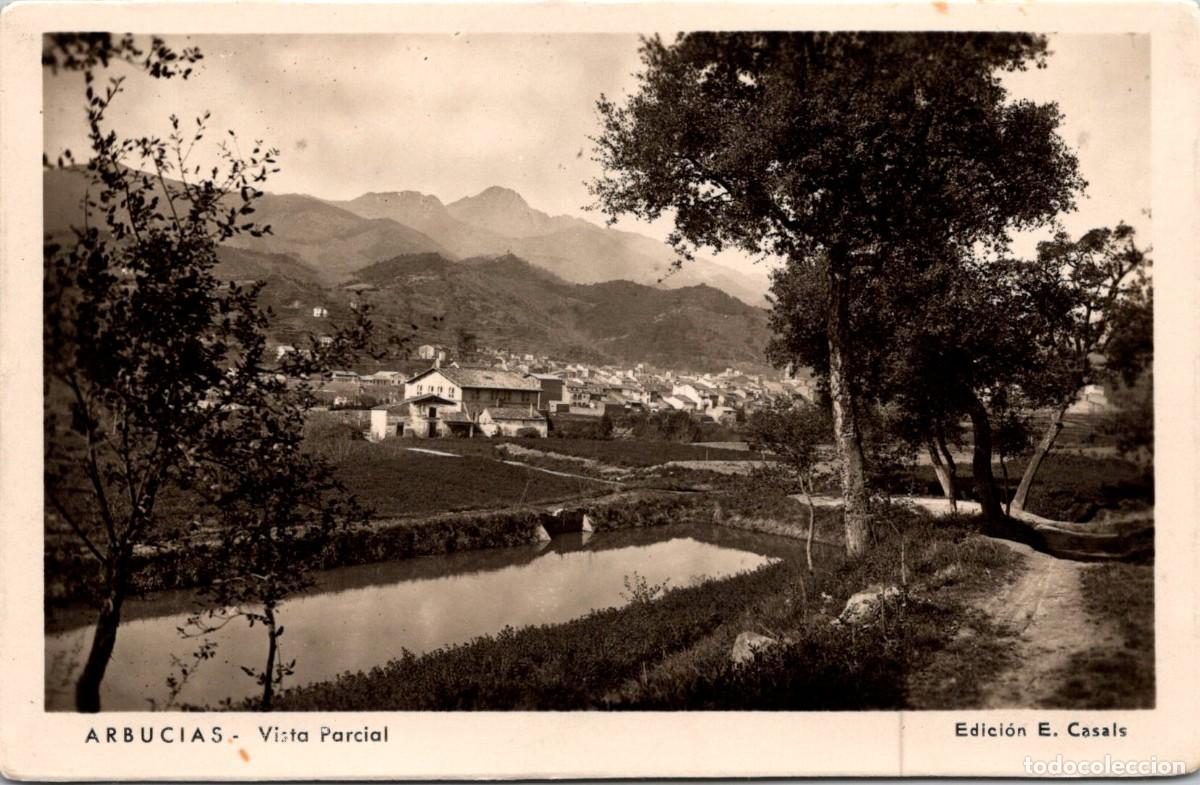 Postales: Arbucias - Vista parcial - Ed. E. Casals - 140x90mm