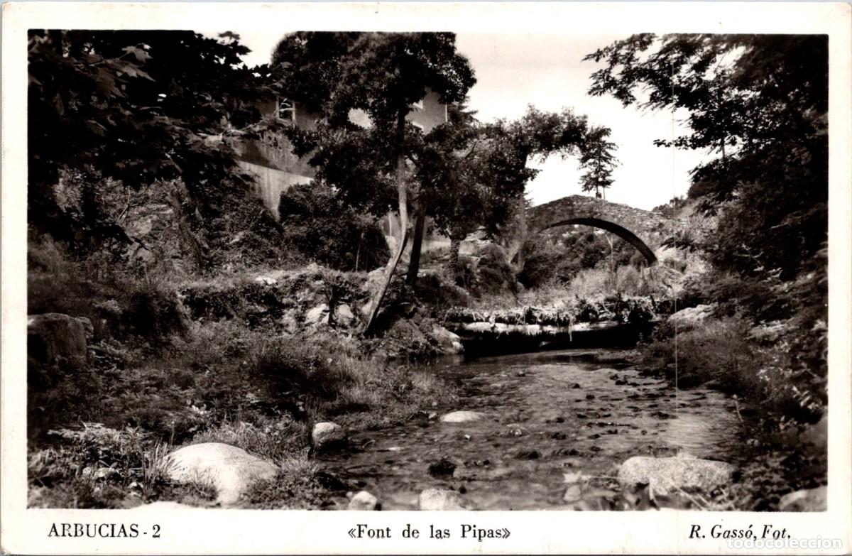 Postales: Arbucias - Font de las Pipas - Gass&oacute; 2 - 140x91mm