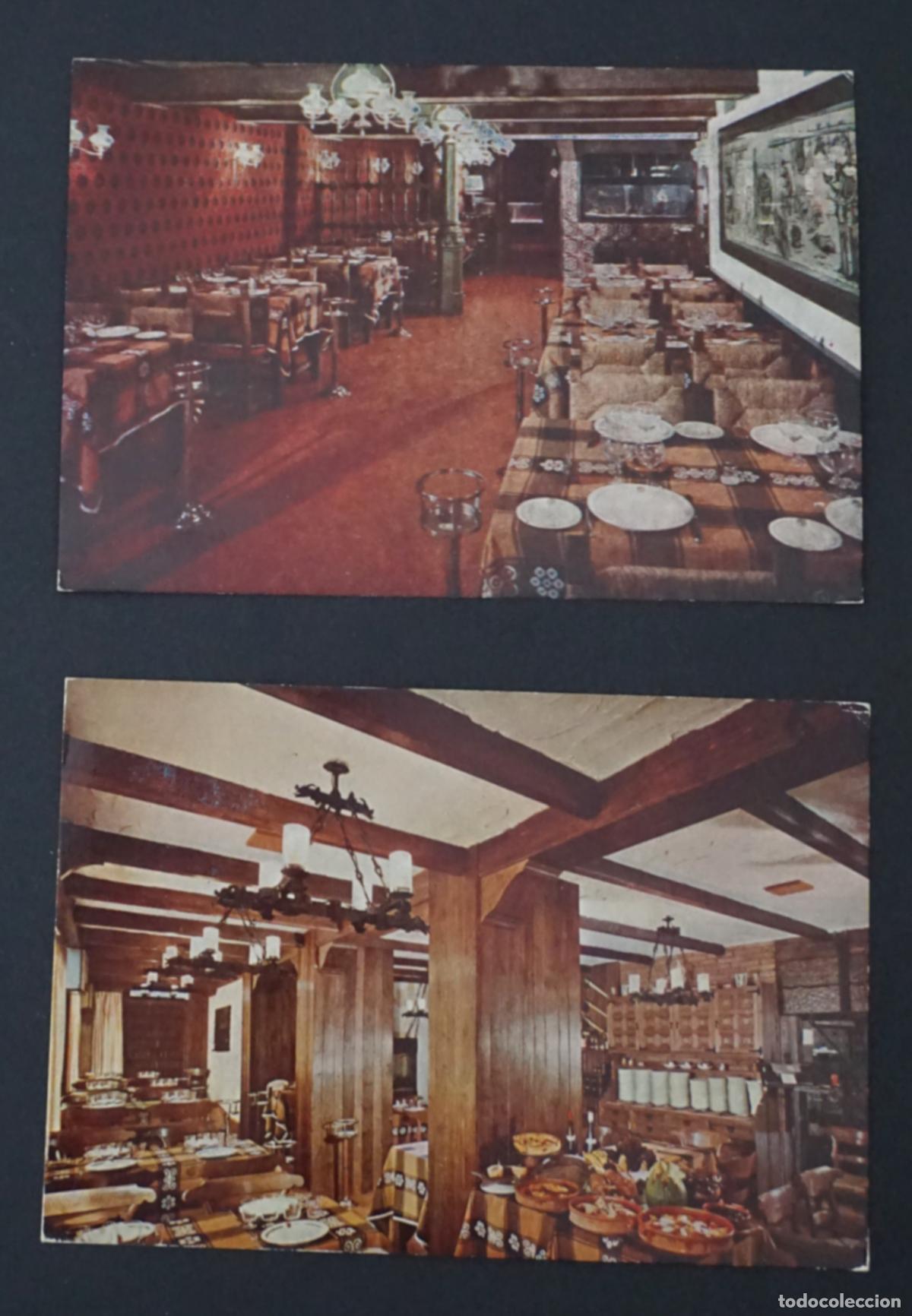 Postcards: 2 antiguas postales del restaurante KOLDOBIKA de Barcelona