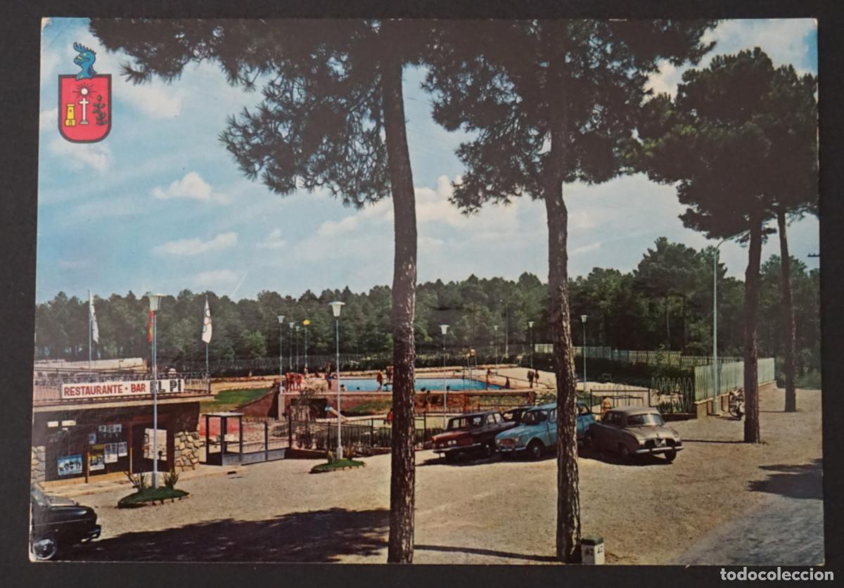 Postales: Solsona (Lleida), El Pi de Sant Just, postal circulada con sello y matasellos el a&ntilde;o 1970