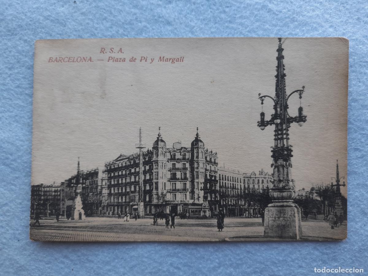 Postcards: Barcelona. plaza de Pi y Margall.