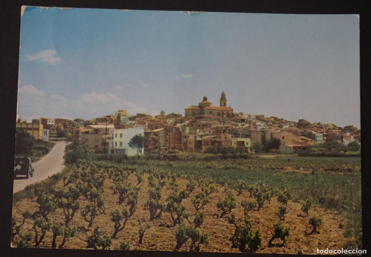 Postales: Constanti (Tarragona), Vista panor&aacute;mica, postal circulada con sello de 1970