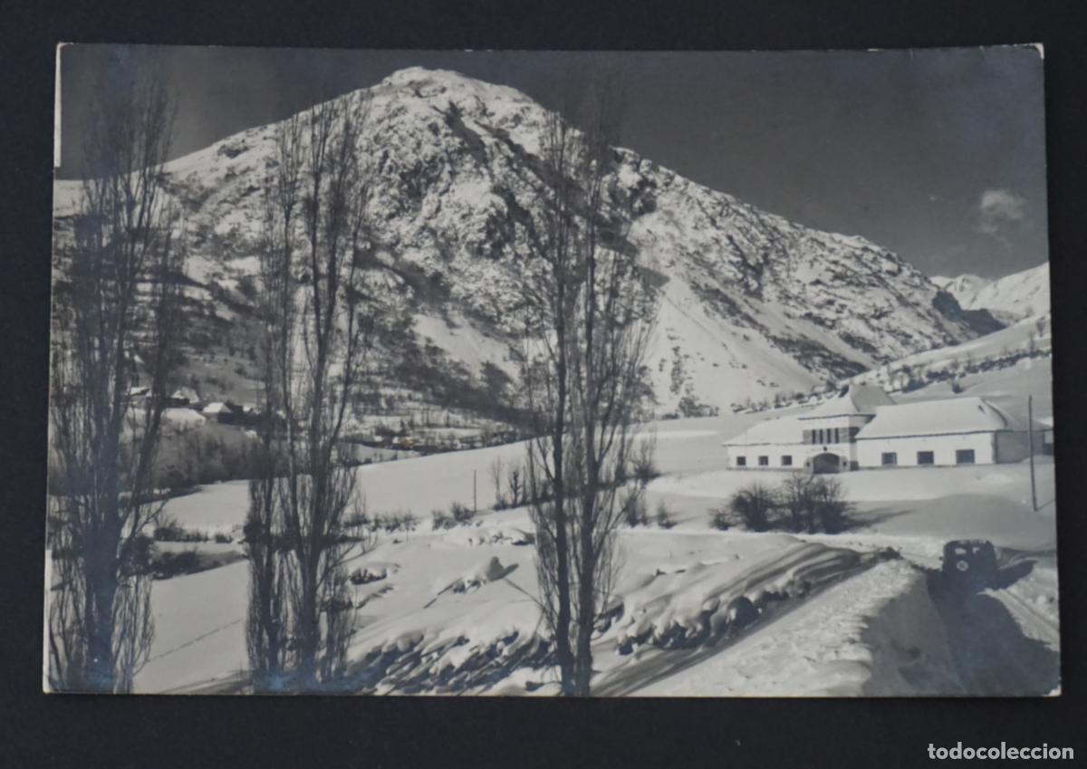 Postales: Salard&uacute;, Albergue Alto Aran, postal circulada con sello el a&ntilde;o 1962