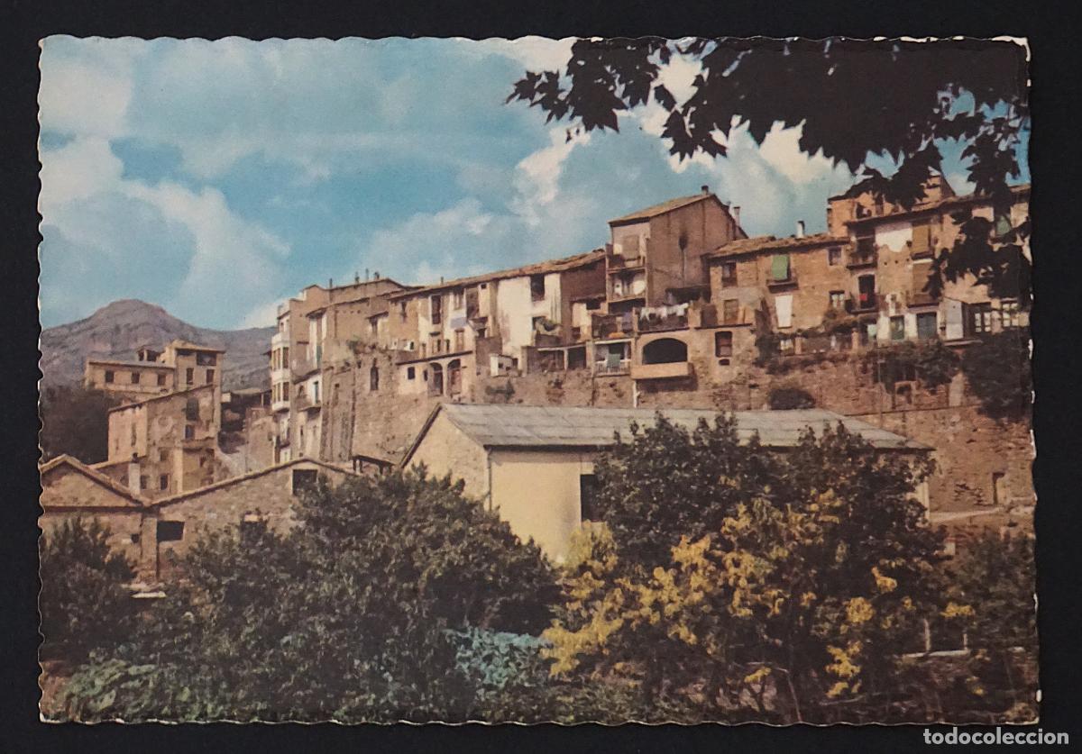 Postales: La Pobla de Segur (Lleida), vista parcial, antigua postal sin circular