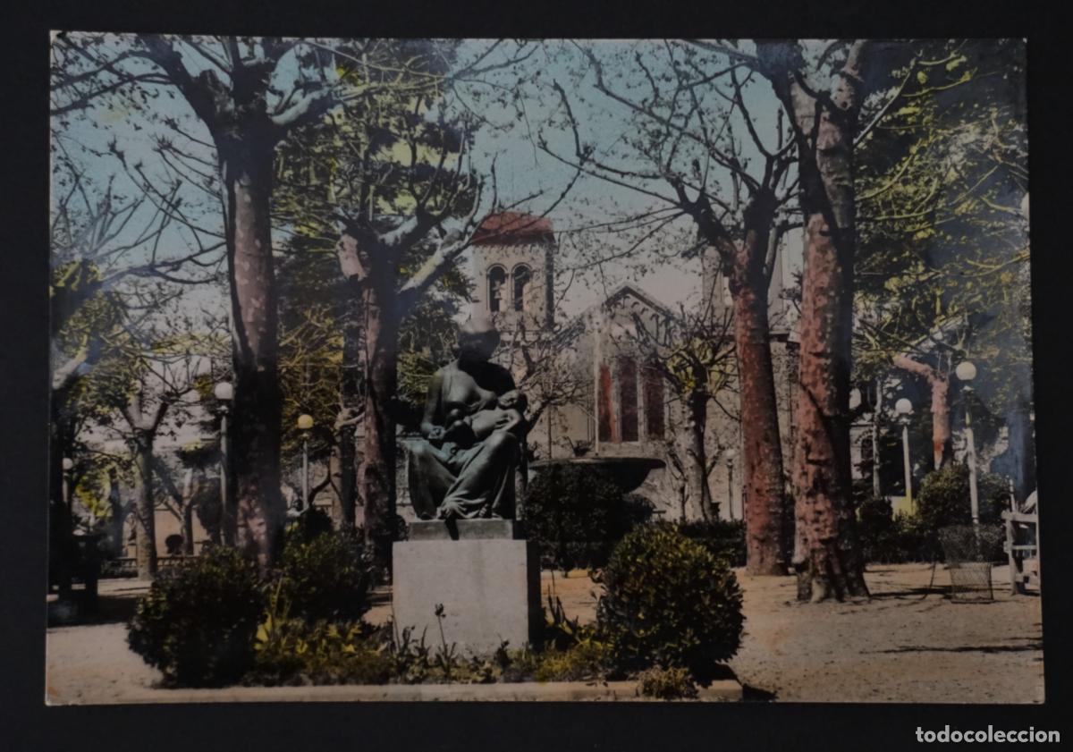 Postales: Olot (Girona) Maternitat de Josep Clar&aacute;, postal circulada con sello y matasellos el a&ntilde;o 1963