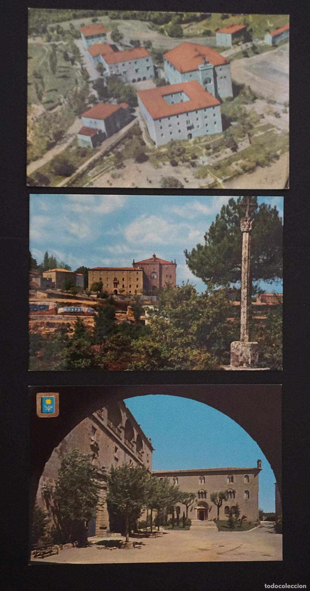 Postales: 3 postale de Santa Maria del Miracle (Solsones), sin circular, editadas en los a&ntilde;os 60