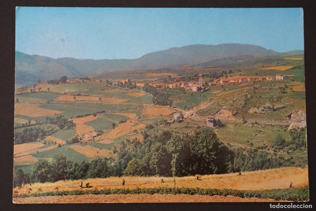 Postales: Moll&oacute; (Girona) Vista panor&aacute;mica desde la carretera de Coll d'Ares, postal sin circular a&ntilde;o 1965