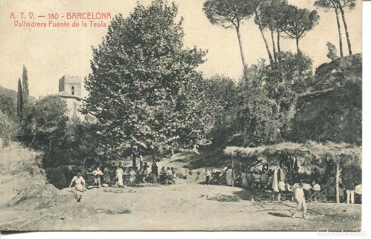 Postcards: BARCELONA- A T V 180- VALLVIDRERA-FUENTE DE LA TEULA