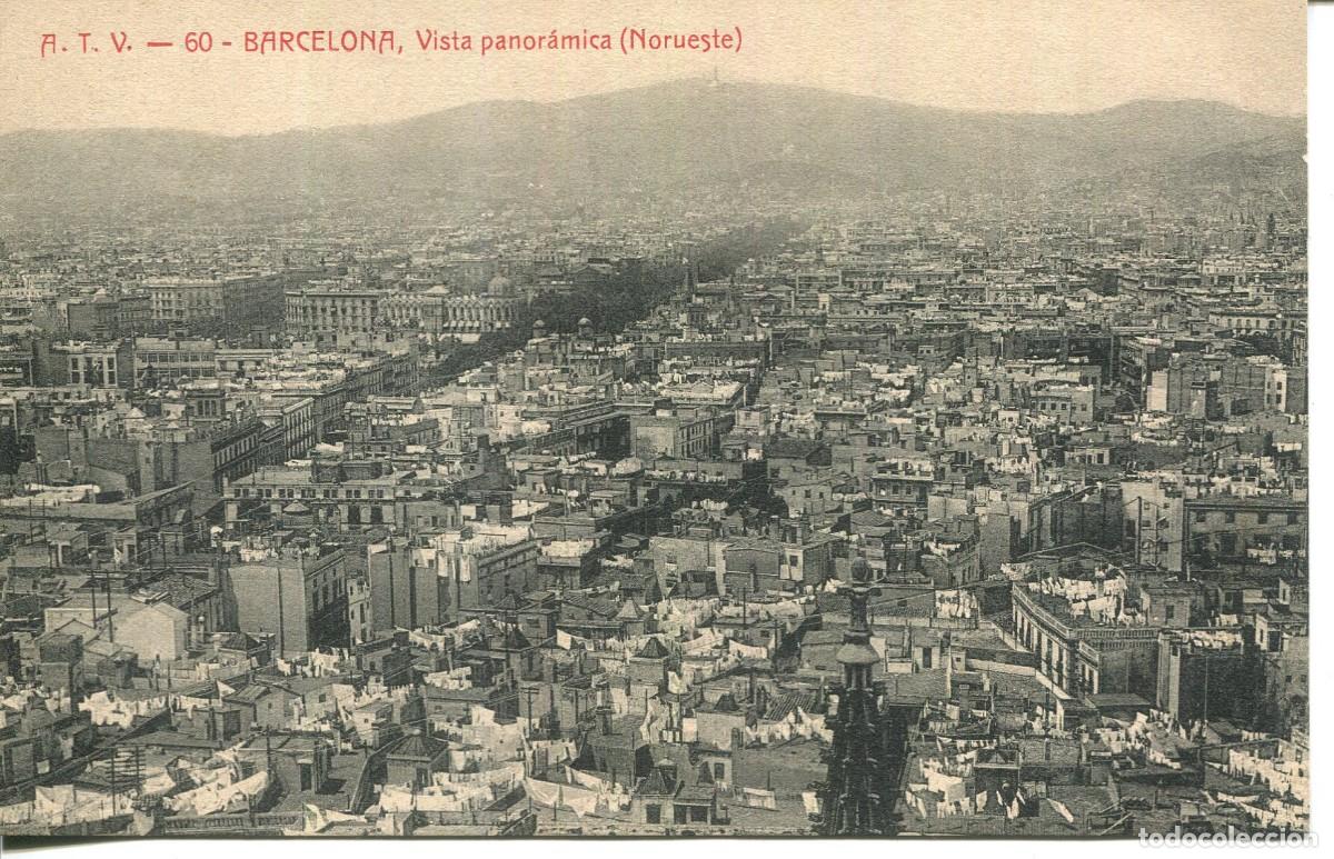 Postcards: BARCELONA- A T V 60- VISTA PANORAMICA (NORESTE)