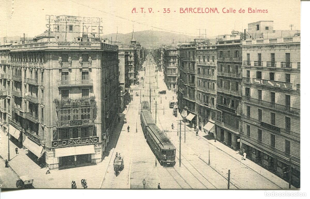 Cartes Postales: BARCELONA- A T V 35- CALLE DE BALMES